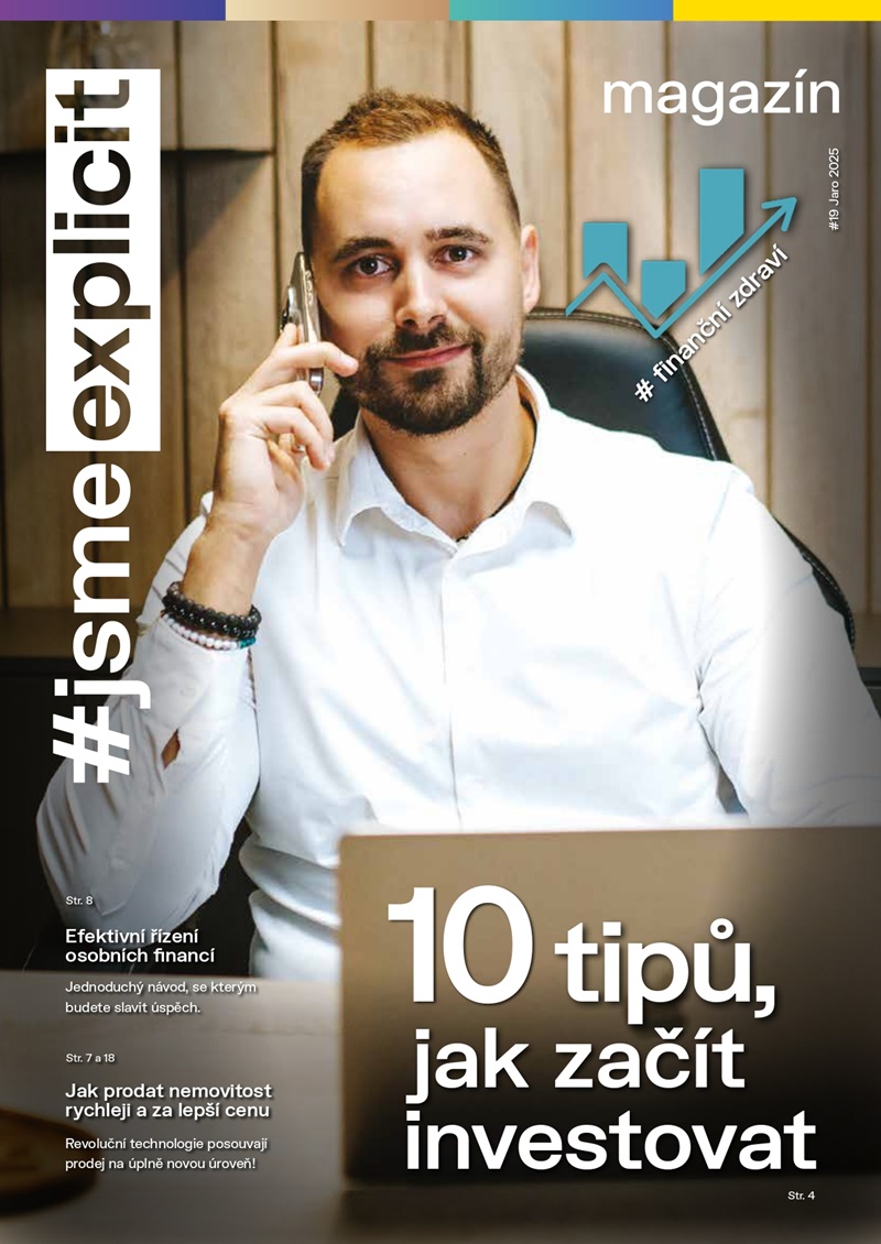 Titulní stránka magazítu Jsme Explicit