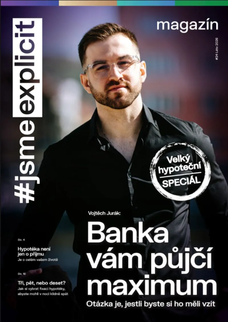Titulní stránka magazítu Jsme Explicit