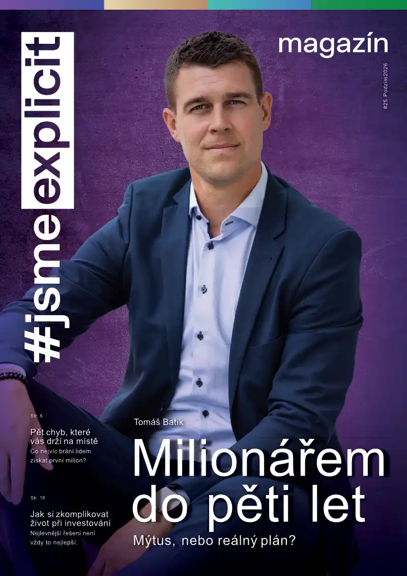 Titulní stránka magazítu Jsme Explicit